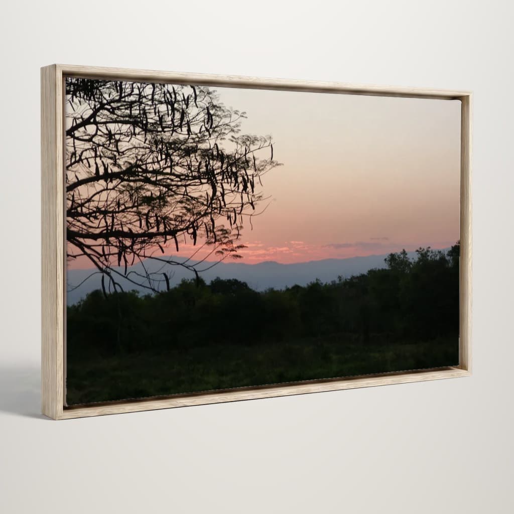 Quadro decorativo - Céu de inverno escarlate