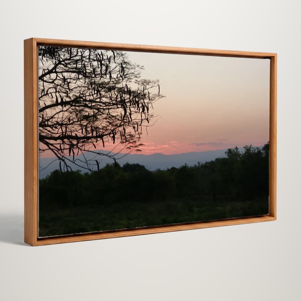 Quadro decorativo - Céu de inverno escarlate