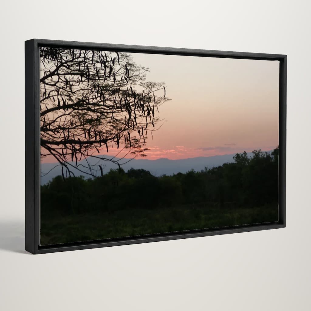 Quadro decorativo - Céu de inverno escarlate