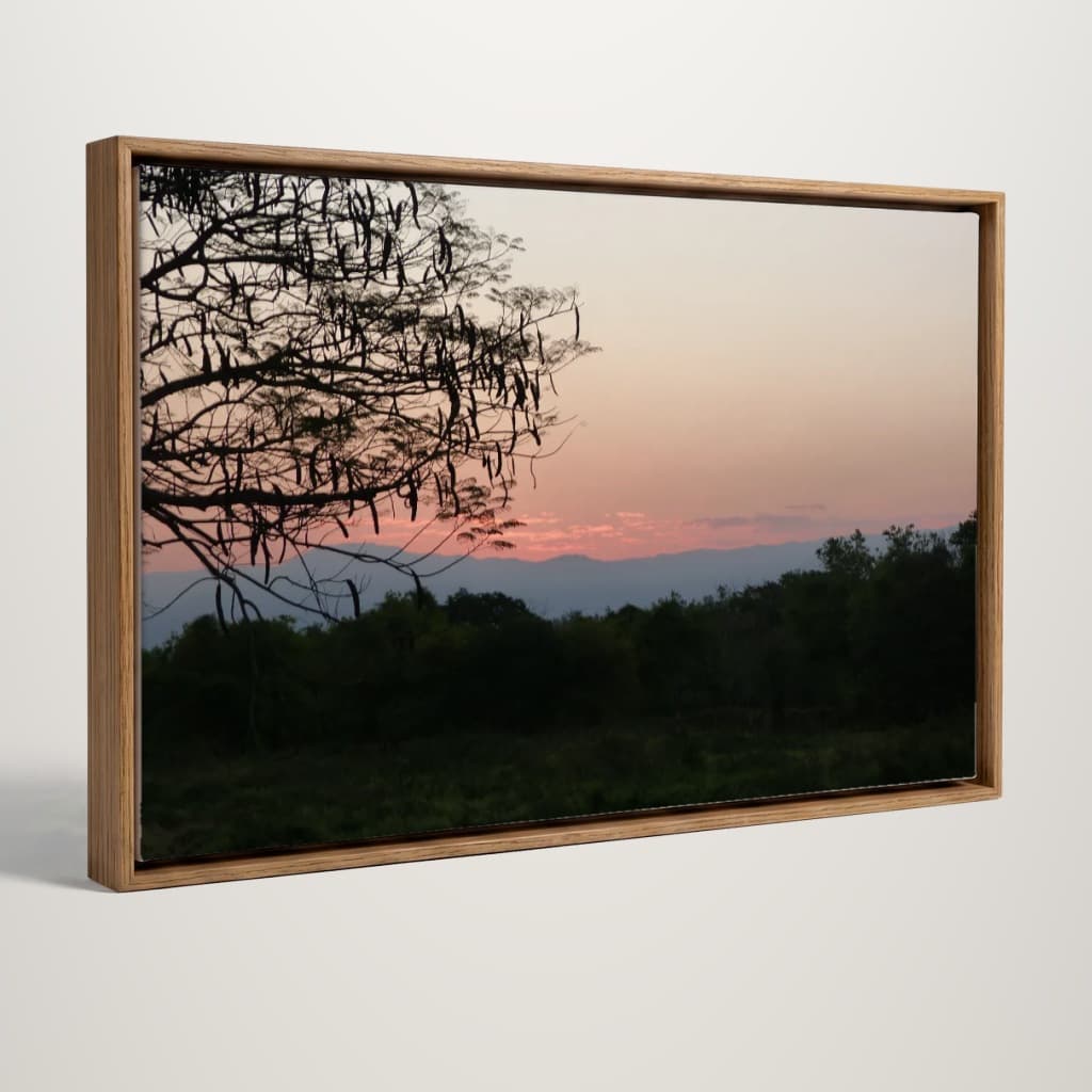 Quadro decorativo - Céu de inverno escarlate