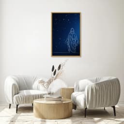 Quadro decorativo - Jesus sabe teu nome