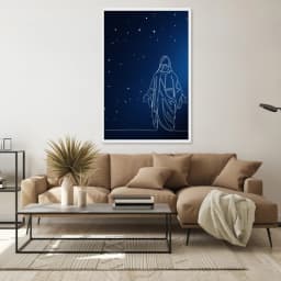 Quadro decorativo - Jesus sabe teu nome