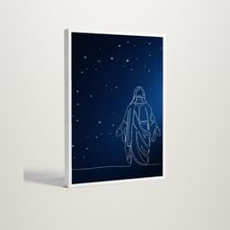 Quadro decorativo - Jesus sabe teu nome