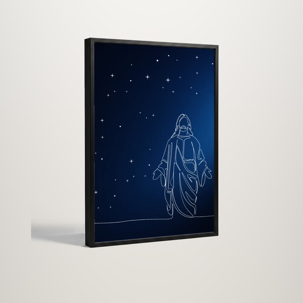 Quadro decorativo - Jesus sabe teu nome