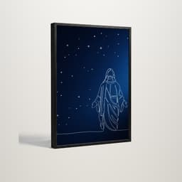 Quadro decorativo - Jesus sabe teu nome