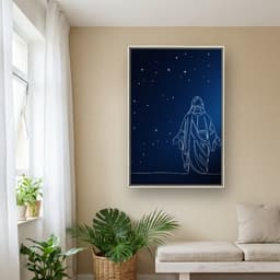 Quadro decorativo - Jesus sabe teu nome