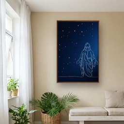 Quadro decorativo - Jesus sabe teu nome