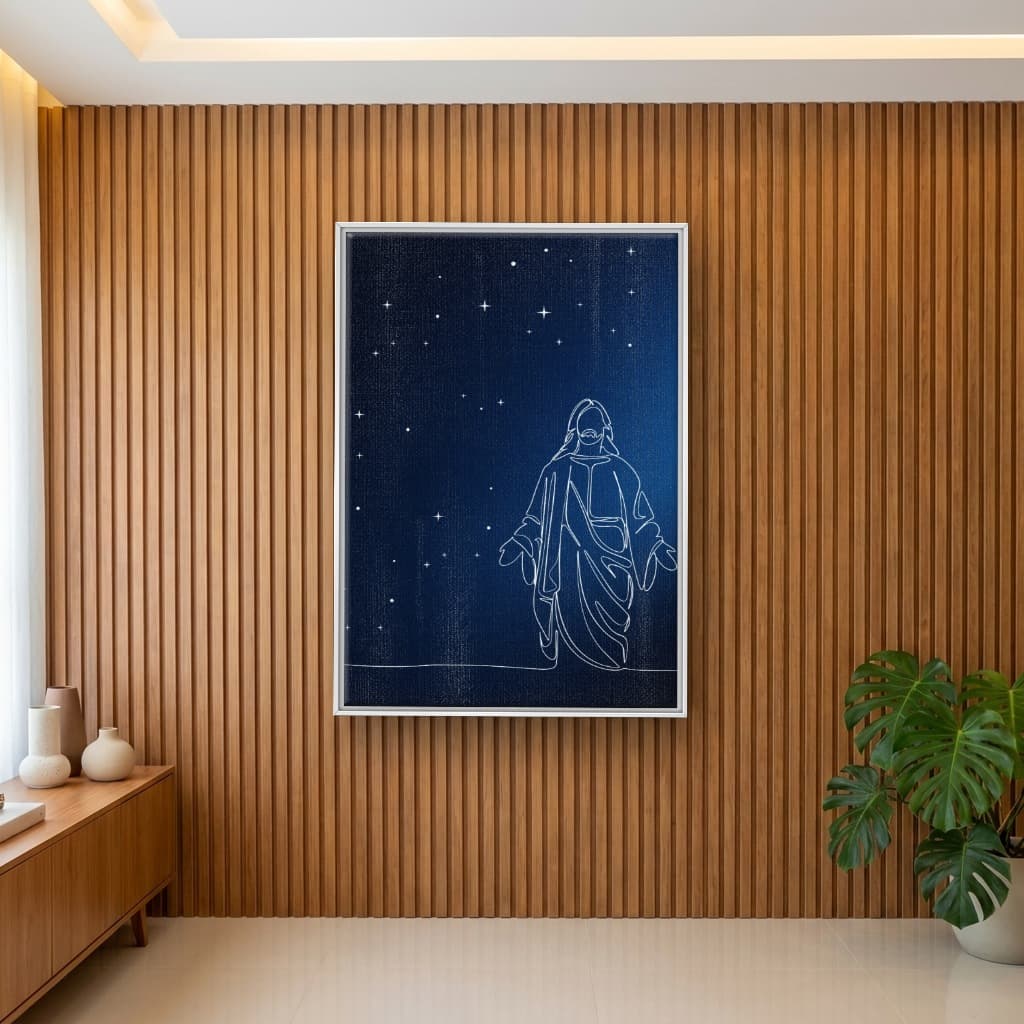 Quadro decorativo - Jesus sabe teu nome