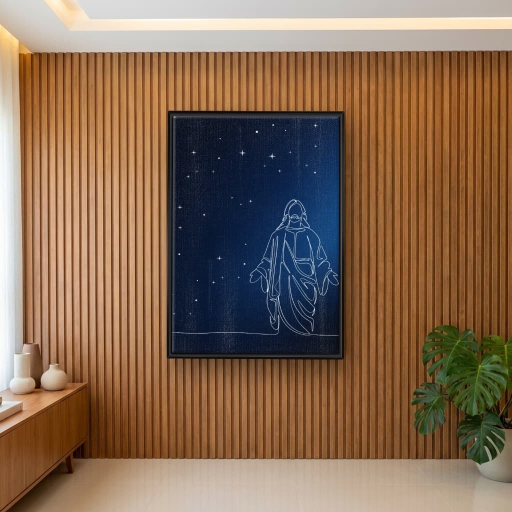 Quadro decorativo - Jesus sabe teu nome