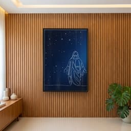 Quadro decorativo - Jesus sabe teu nome